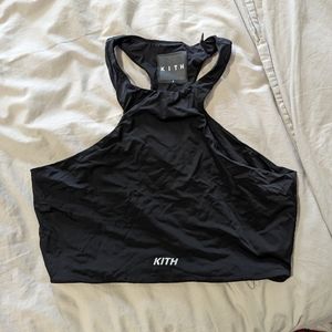 Kith Black size small sports bra